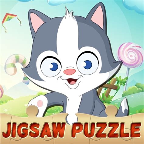 Cat Jigsaw Puzzles for Toddlers Kids Learning Game by Narumon Kemthong