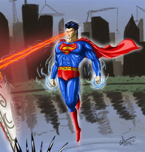 Close up of Superman laser beam by nairarun15 on DeviantArt