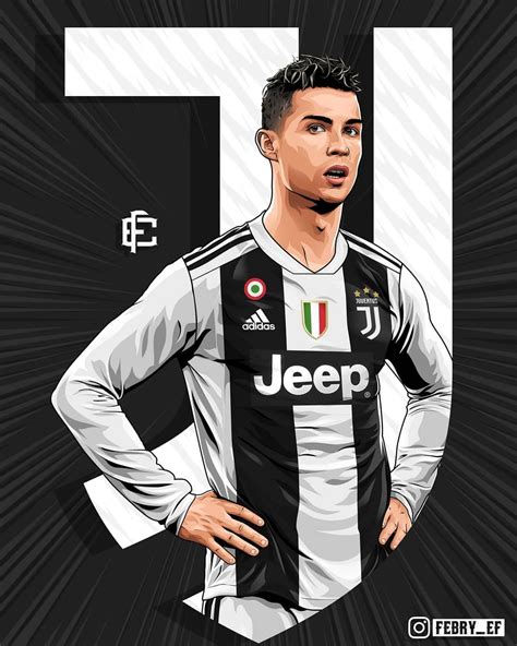 Febry Efendi Illustration on Instagram: “CR7 signs for Juventus! ️ ...