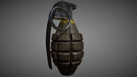 MK2 Grenade - 3D model by Jason (@jasonh85) [f417cc8] - Sketchfab