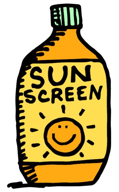 Gallery For > Sunscreen Bottle Clip Art