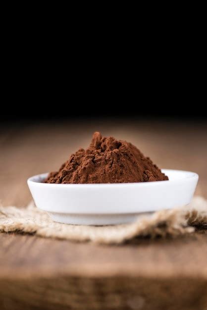 Premium Photo | Portion of cocoa powder