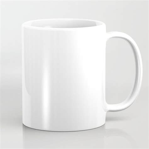 Plain White Simple Solid Color All Over Print Coffee Mug