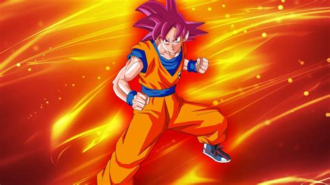 Super Saiyan God Super Saiyan Goku Wallpapers - Wallpaper Cave