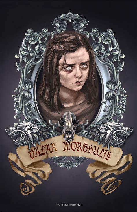 ArtStation - Valar Morghulis - Arya Stark Fan Art