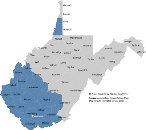 Aep Outage Map West Virginia | Virginia Map