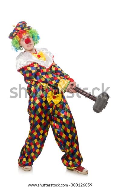 Clown Hammer Isolated On White Stock Photo 300126059 | Shutterstock