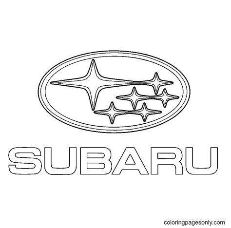 Car Logo Coloring Pages Printable for Free Download