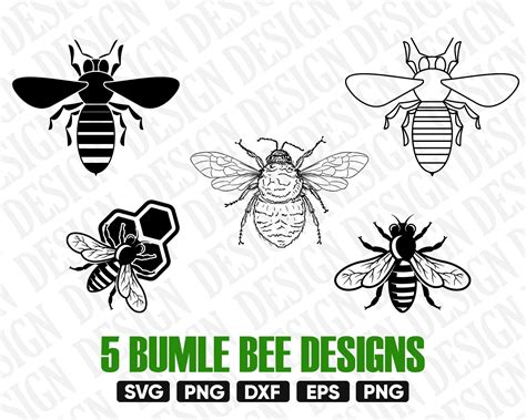 BUMBLE BEE SVG Queen Bee Svg Bee Clipart Bee Silhouette - Etsy Canada