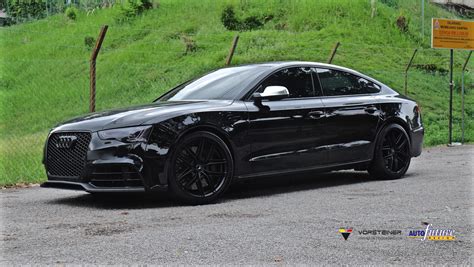 Darker Than Black: Audi S5 on a set of Vorsteiner V-FF 112 Wheels ...