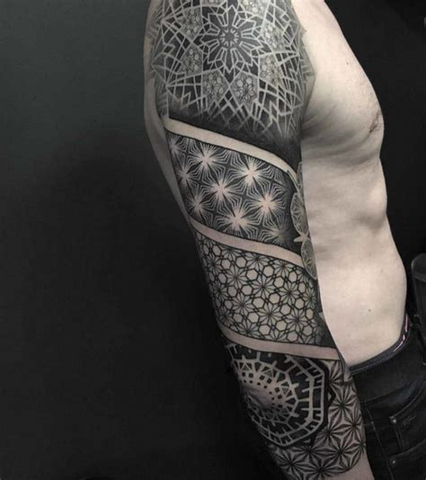 Dotwork Half Sleeve Tattoo | Best Tattoo Ideas Gallery