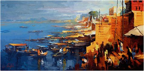 Varanasi-4 Painting by Satheesh Kanna