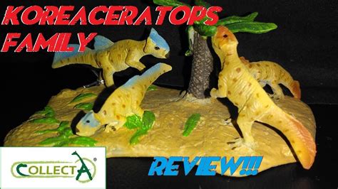 Collecta Koreaceratops Family Diorama Review!!! - YouTube