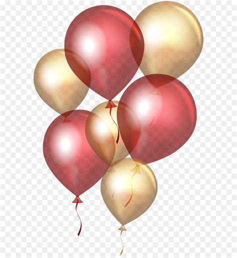 Balloon Gold Clip Art Transparent Red Gold Balloons Png Clip Art Png ...