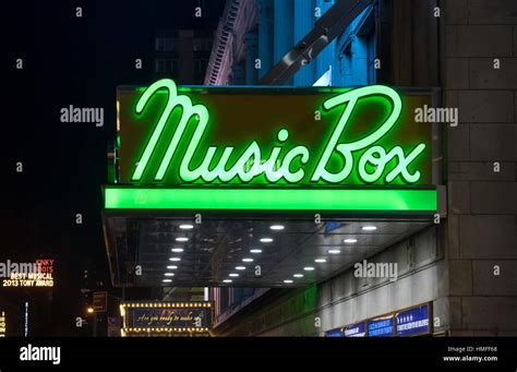 The Music Box Theatre in New York City Stock Photo - Alamy