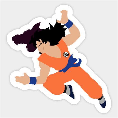 Minimalist Yamcha Wolf Fang Fist - Yamcha - Sticker | TeePublic