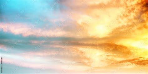 Sky clouds art sunrise background Stock Photo | Adobe Stock