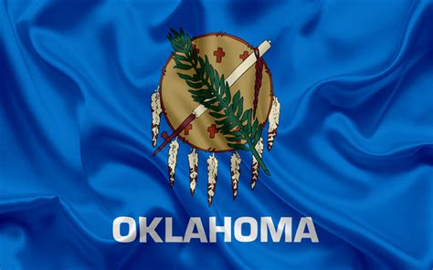 Download wallpapers Oklahoma State Flag, flags of States, flag State of ...