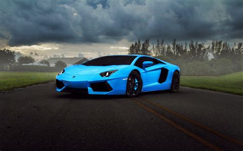 Blue Lamborghini Wallpapers - Wallpaper Cave