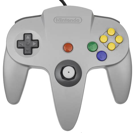 File:Nintendo-64-Controller-Gray-Flat.jpg - Wikimedia Commons