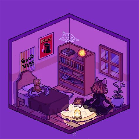 millie bedroom pixel art by SunsCress on Newgrounds