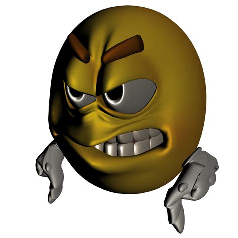 Angry 3d Smiley Free Stock Photo - Public Domain Pictures