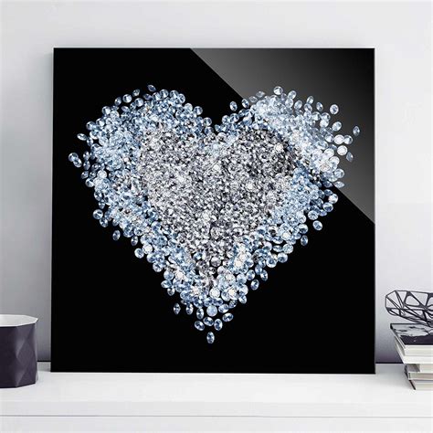 15 Inspirations Glitter Canvas Wall Art