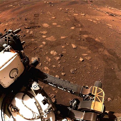 NASA's Perseverance rover performs first drive on Mars