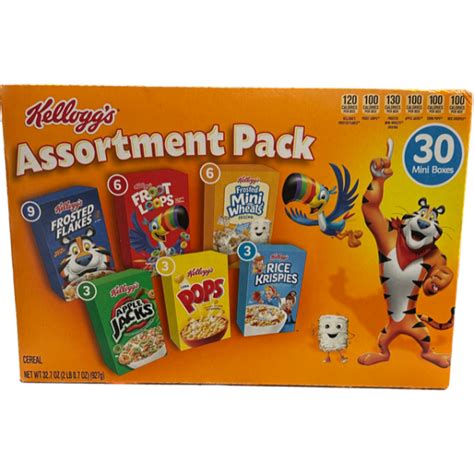 Cereal Pack Assorted (Box of 30 Packs)