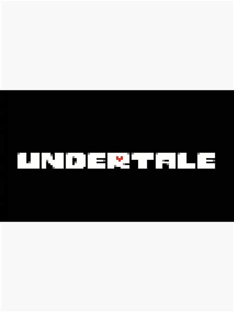 "Undertale Logo" Metal Print by leggoguy | Redbubble