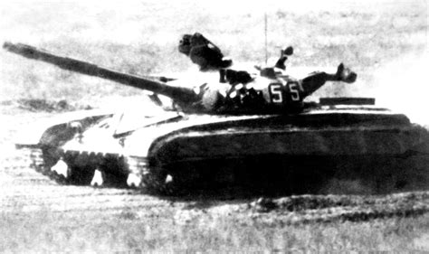 T-64 main battle tank. Courtesy of Soviet Military Power, 1984. PHOTO ...