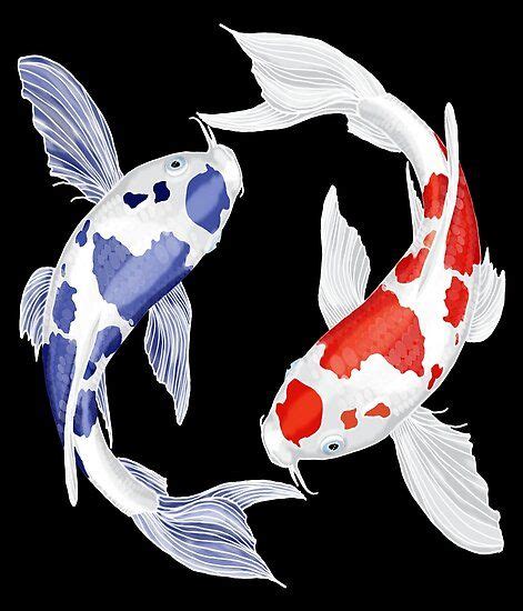 A yin yang classic of Koi fish. The yin yang koi represent the ...