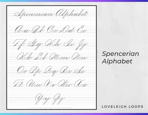 Beginner's Guide To The Spencerian Script [Tutorial] — Loveleigh Loops