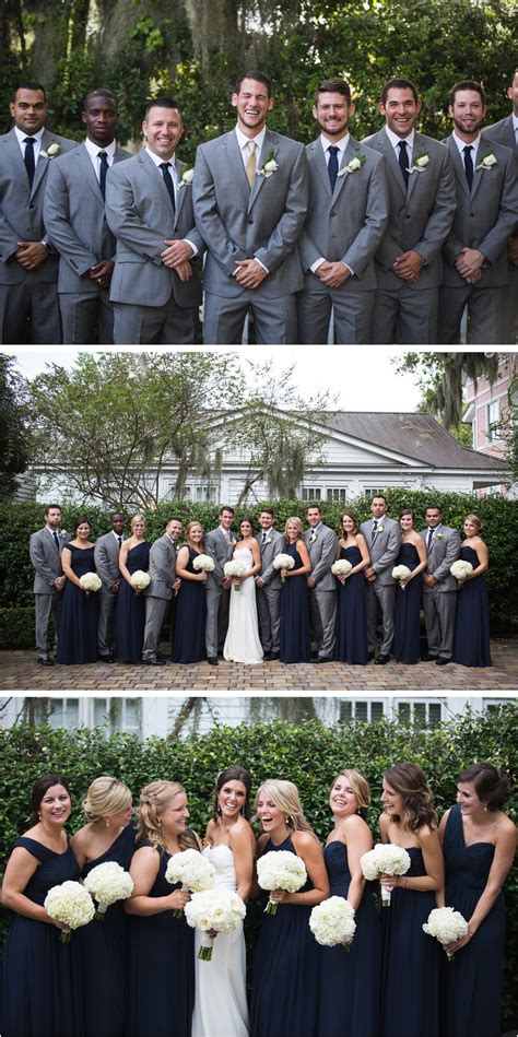 Navy Blue & Grey Wedding Color Palette | Southern Graces Wedding ...