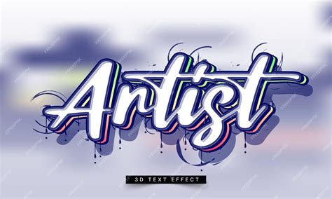 Premium Vector | Editable Graffiti Text Effect Wall Art Sign Style