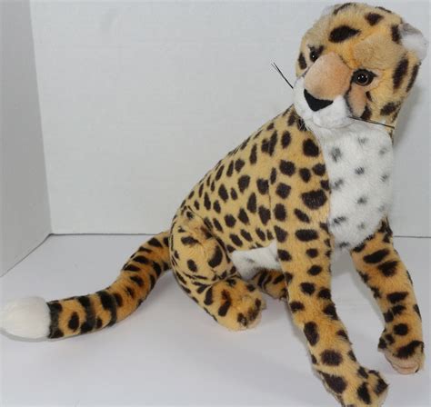 K&M International WILD REPUBLIC CHEETAH POSEABLE LEGS Stuffed Plush ...