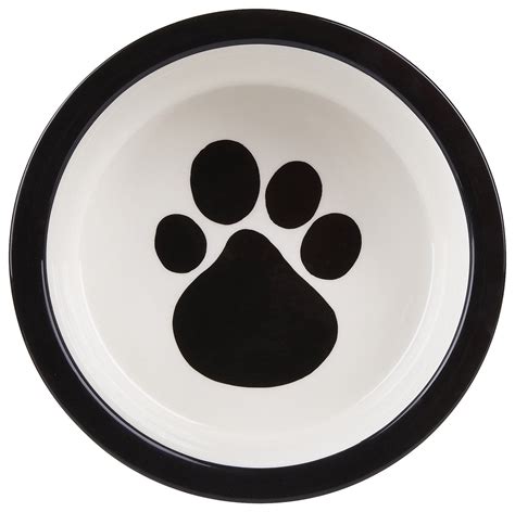 Melia Pet Paw Ceramic Dog Bowl | Ceramic dog bowl, Dog bowls, Paw design