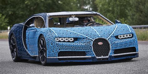 Life-sized Bugatti Speeds Into LEGO House - BricksFanz