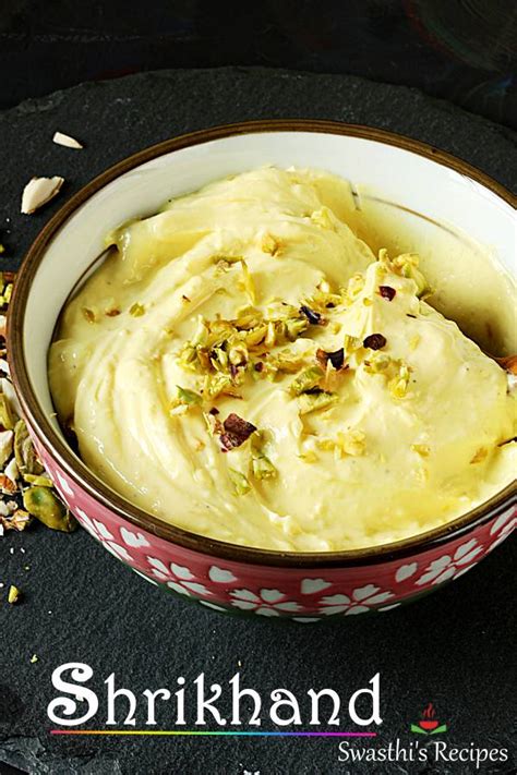 Shrikhand recipe | How to make shrikhand - Swasthi's Recipes