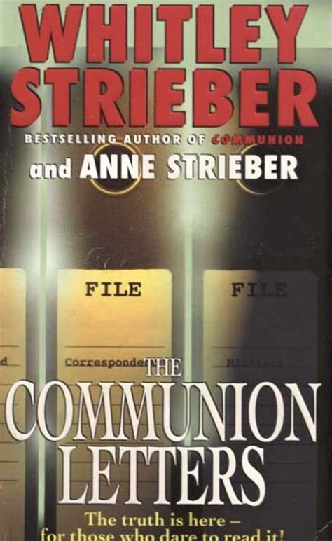 Amazon.com: The Communion Letters: 9780061053689: Strieber, Whitley ...