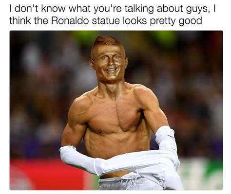 Just Like Him | Cristiano Ronaldo Bust | Know Your Meme