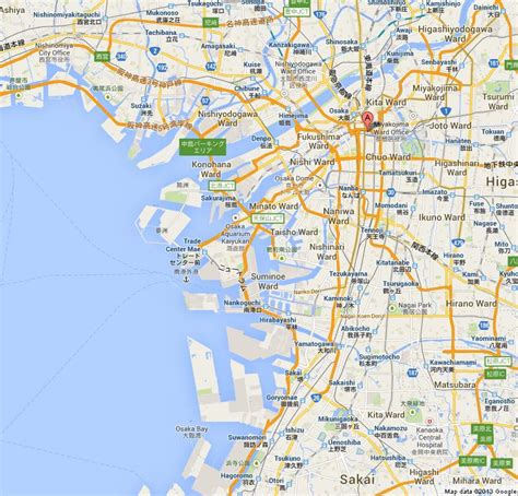 Map of Osaka