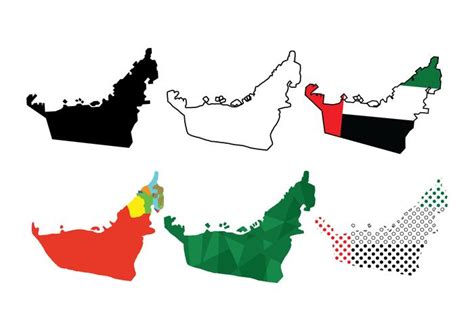 UAE Map Vectors - Download Free Vector Art, Stock Graphics & Images