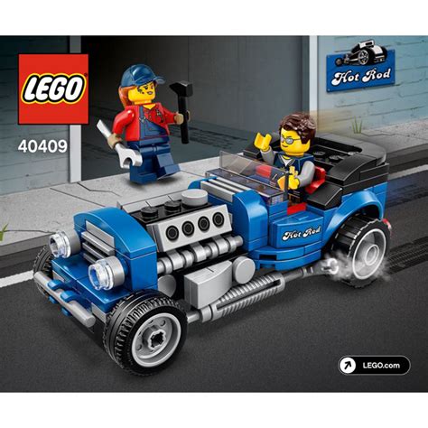 LEGO Hot Rod Set 40409 Instructions | Brick Owl - LEGO Marketplace