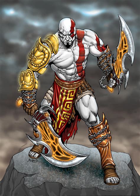 Kratos, God of War by RubusTheBarbarian on DeviantArt