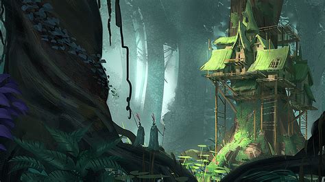 ArtStation - Jungle Tree House