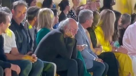 Larry David Looked Miserable at NY Fashion Week - Could It Be a 'Curb ...