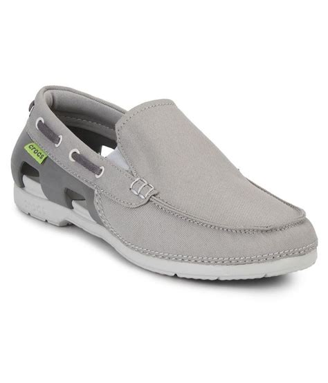 Crocs Gray Slip-on Casual Shoes - Buy Crocs Gray Slip-on Casual Shoes ...