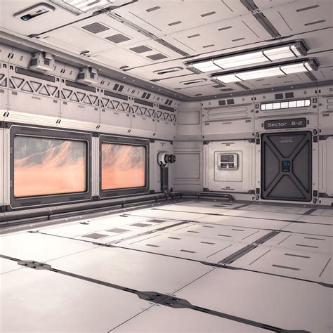 Sci fi lab interior 3D model - TurboSquid 1356433