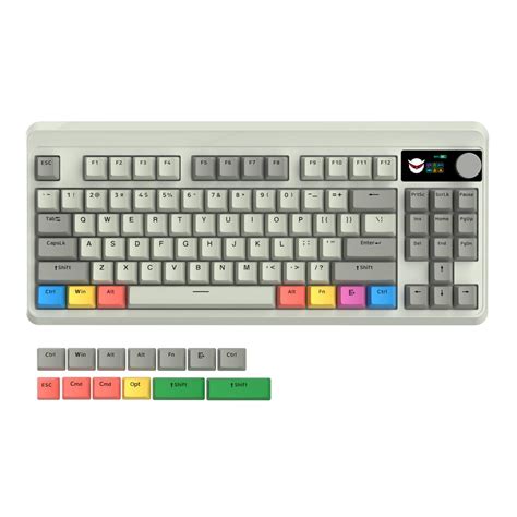 XVX SK80 Gasket Mounted Smart Display Mechanical Keyboard